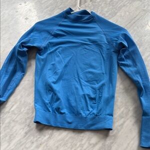 Halfdays blue XS warm layer blue womens like new
